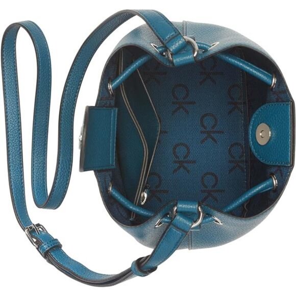Novelty Mini Bucket Crossbody - Aegean Blue - Picture 4 of 5
